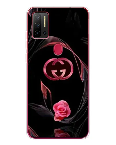 Чехол для Ulefone Note 11P с картинкой «Gucci — неоновая роза»