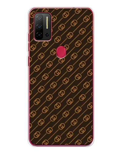 Чехол для Ulefone Note 11P с картинкой «Gucci — золотые диагонали»