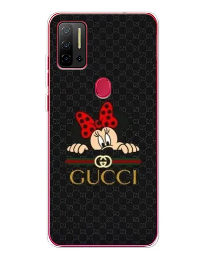 Чехол для Ulefone Note 11P с картинкой «Минни Маус Gucci — черный»