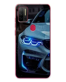 Чохол для Ulefone Note 11P з картинкою «Погляд BMW з синіми фарами»