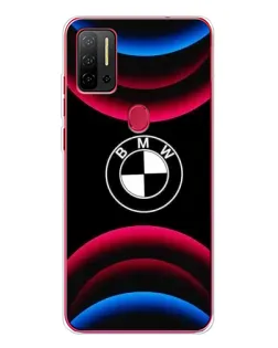 Чохол для Ulefone Note 11P з картинкою «Логотип BMW та неонові дуги»