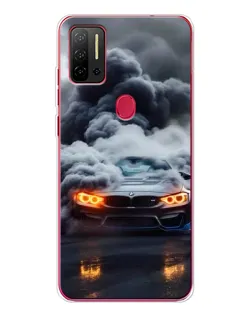 Чохол для Ulefone Note 11P з картинкою «BMW у диму»