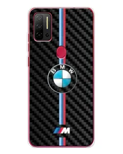 Чохол для Ulefone Note 11P з картинкою «Емблема BMW та карбон»