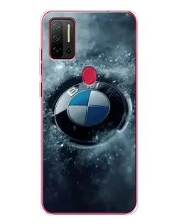 Чохол для Ulefone Note 11P з картинкою «Логотип BMW — лід»