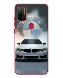 Чохол для Ulefone Note 11P з картинкою «BMW в білому диму»