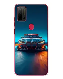 Чохол для Ulefone Note 11P з картинкою «BMW — вогні неону»