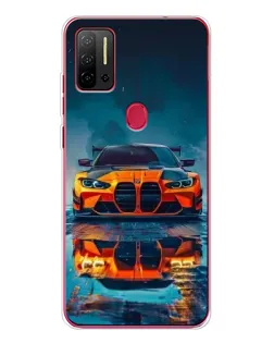 Чохол для Ulefone Note 11P з картинкою «BMW — золота емблема»