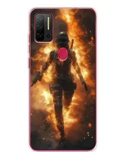 Чехол для Ulefone Note 11P с картинкой «BMW — скорость в дожде»