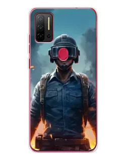 Чехол для Ulefone Note 11P с картинкой «PUBG — реалистичный герой»