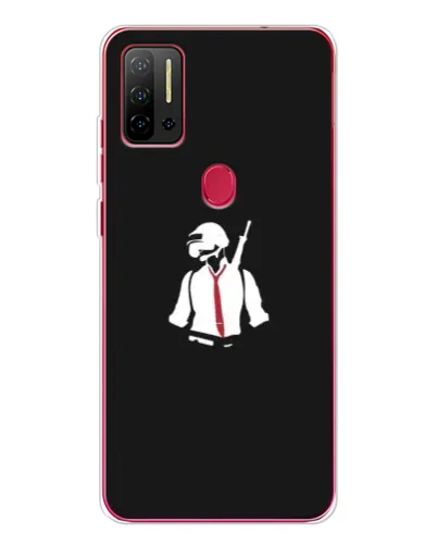 Чехол для Ulefone Note 11P с картинкой «PUBG — силуэт воина» Чехол для Ulefone Note 11P с картинкой «PUBG — силуэт воина»