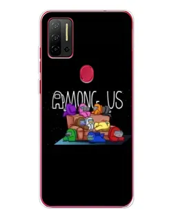 Чехол для Ulefone Note 11P с картинкой «Логотип Among Us»