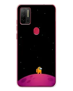 Чехол для Ulefone Note 11P с картинкой «Одинокий герой на планете»