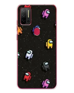 Чехол для Ulefone Note 11P с картинкой «Космический паттерн Among Us»