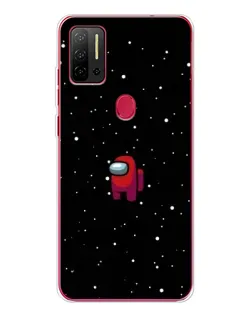 Чехол для Ulefone Note 11P с картинкой «Красный Among Us»