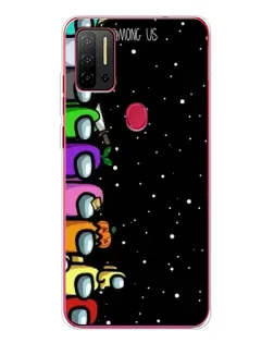 Чехол для Ulefone Note 11P с картинкой «Команда Among Us»