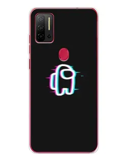 Чехол для Ulefone Note 11P с картинкой «Among Us неон»