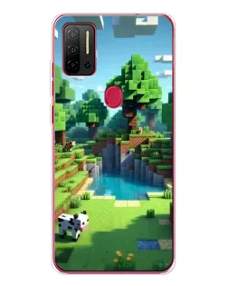 Чехол для Ulefone Note 11P с картинкой «Minecraft летний день»