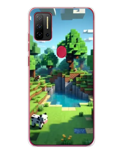 Чехол для Ulefone Note 11P с картинкой «Minecraft летний день»