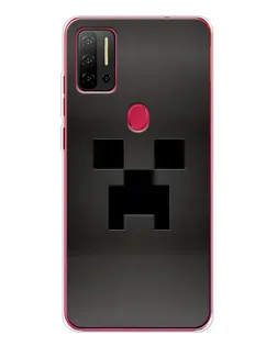 Чехол для Ulefone Note 11P с картинкой «Черный крипер градиент»