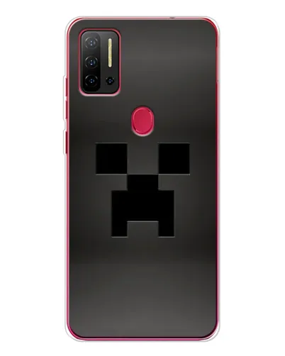 Чехол для Ulefone Note 11P с картинкой «Черный крипер градиент»
