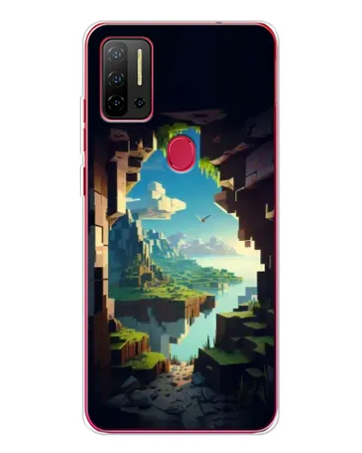 Чехол для Ulefone Note 11P с картинкой «Вид из пещеры»