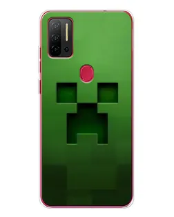 Чехол для Ulefone Note 11P с картинкой «Крипер микро-дизайн»