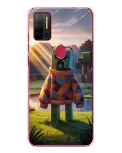 Чехол для Ulefone Note 11P с картинкой «Крипер в свитере»