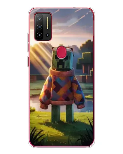 Чехол для Ulefone Note 11P с картинкой «Крипер в свитере»