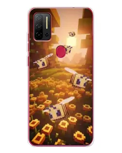 Чехол для Ulefone Note 11P с картинкой «Поле подсолнухов»