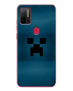 Чехол для Ulefone Note 11P с картинкой «Крипер текстура»