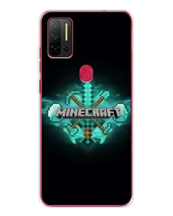 Чехол для Ulefone Note 11P с картинкой «Minecraft Diamond лого»