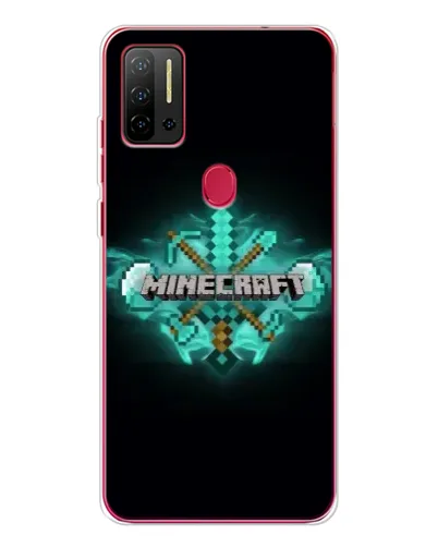 Чехол для Ulefone Note 11P с картинкой «Minecraft Diamond лого»