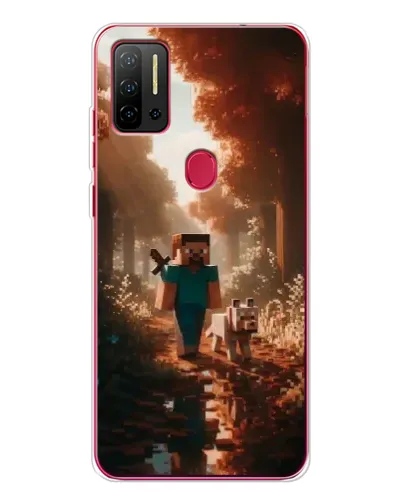 Чехол для Ulefone Note 11P с картинкой «Стив в лесу»