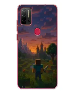 Чехол для Ulefone Note 11P с картинкой «Стив у башни»