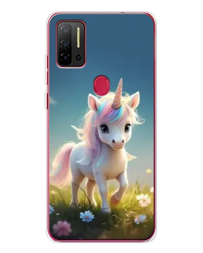 Чехол для Ulefone Note 11P с картинкой «Единорог на поляне»