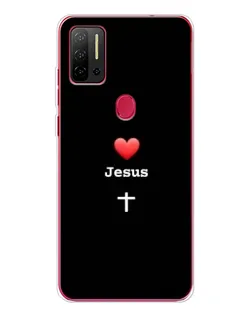 Чохол для Ulefone Note 11P з картинкою «Серце - Jesus»