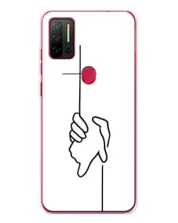 Чохол для Ulefone Note 11P з картинкою «Рука тримає»