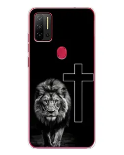 Чохол для Ulefone Note 11P з картинкою «Лев та Хрест»