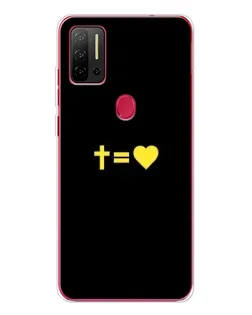 Чохол для Ulefone Note 11P з картинкою «Серце та Хрест»