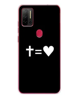 Чохол для Ulefone Note 11P з картинкою «Хрест та Серце»