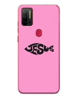 Чохол для Ulefone Note 11P з картинкою «Рожевий символ Jesus»