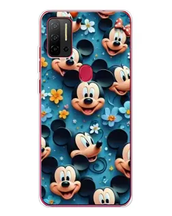 Чехол для Ulefone Note 11P с картинкой «Паттерн Микки и Минни»