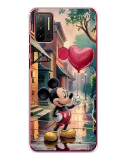 Чехол для Ulefone Note 11P с картинкой «Микки и шарик-сердце»