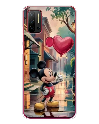 Чехол для Ulefone Note 11P с картинкой «Микки и шарик-сердце»