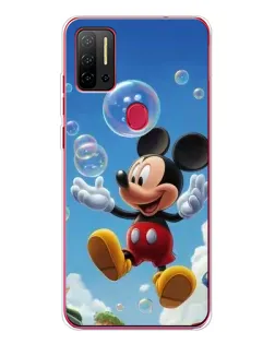 Чехол для Ulefone Note 11P с картинкой «Mickey и мыльные пузыри»