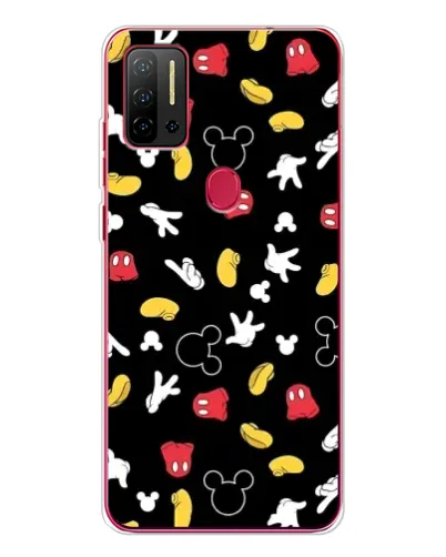 Чехол для Ulefone Note 11P с картинкой «Графический принт лапок»