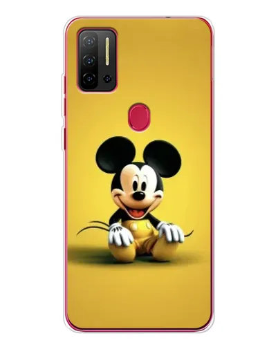 Чехол для Ulefone Note 11P с картинкой «Микки на желтом»