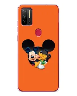 Чехол для Ulefone Note 11P с картинкой «Сердце Микки Минни»