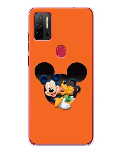 Чехол для Ulefone Note 11P с картинкой «Сердце Микки Минни»