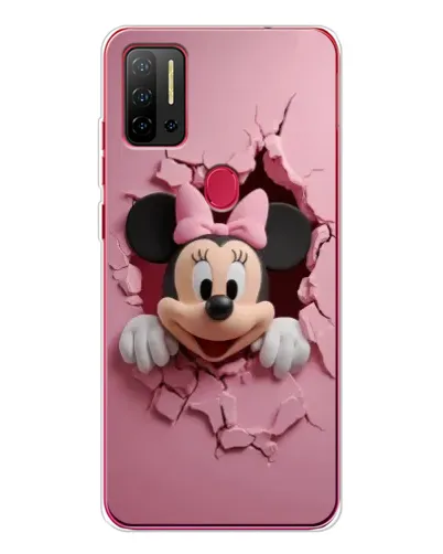 Чехол для Ulefone Note 11P с картинкой «Минни сквозь стену»